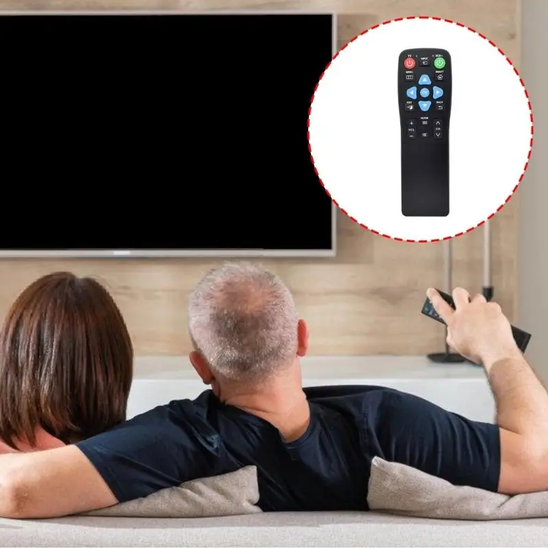 

652F DVB1881LC с большой кнопкой, пульт дистанционного управления для пожилых людей, функция обучения, контроллер потокового ТВ,