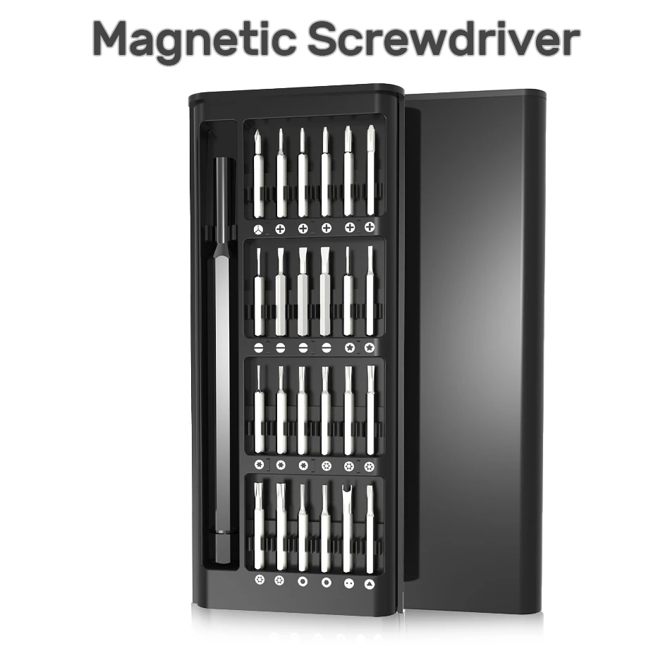 

Screwdriver Precision Sets 24 in 1 Screw Driver Tool Kit Portable Mini Small Magnetic Bits for Cell Mobile