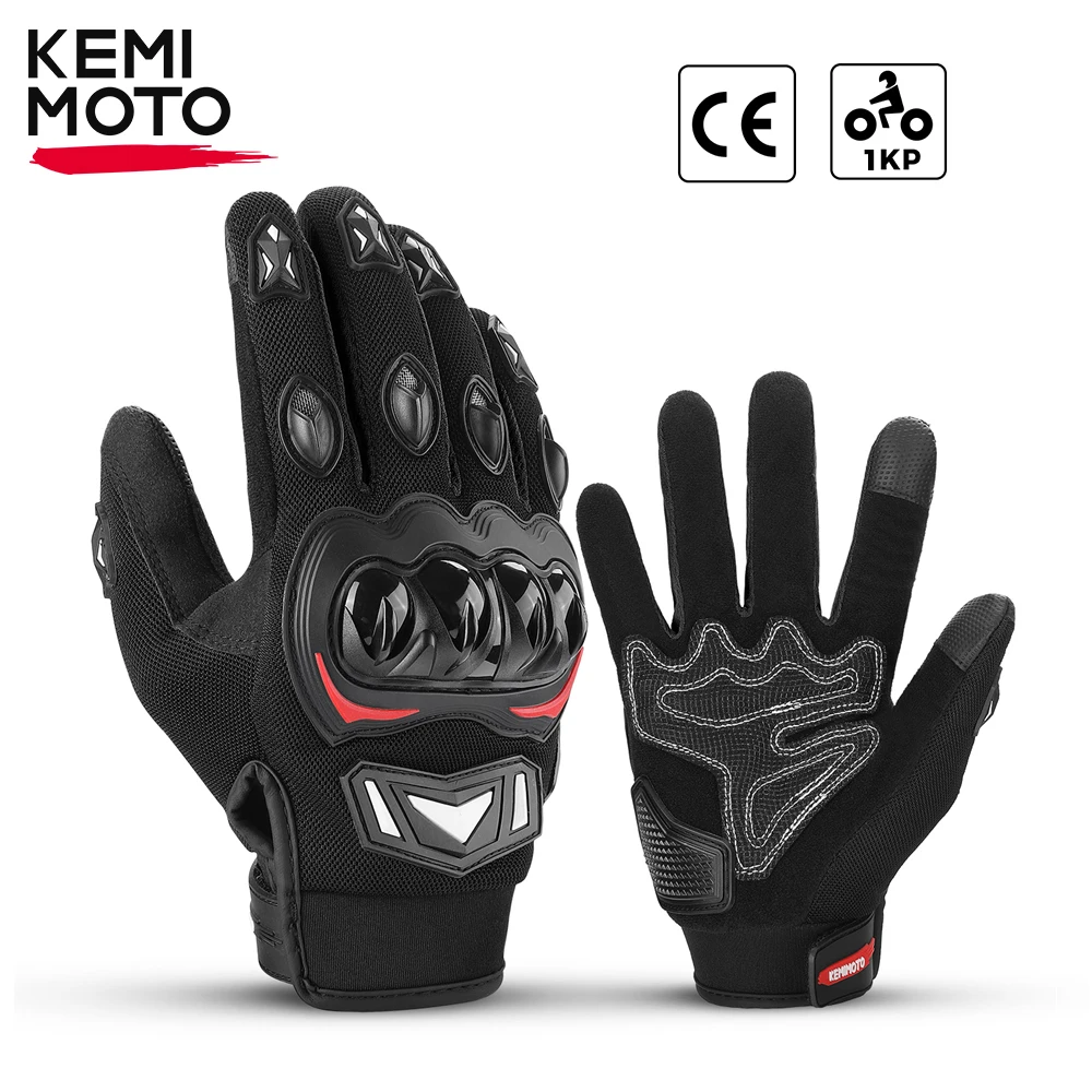 CE Motorcycle Gloves Summer Riding Gloves Hard Knuckle Touchscreen Motorbike Tactical Gloves For Dirt Bike Motocross ATV UTV