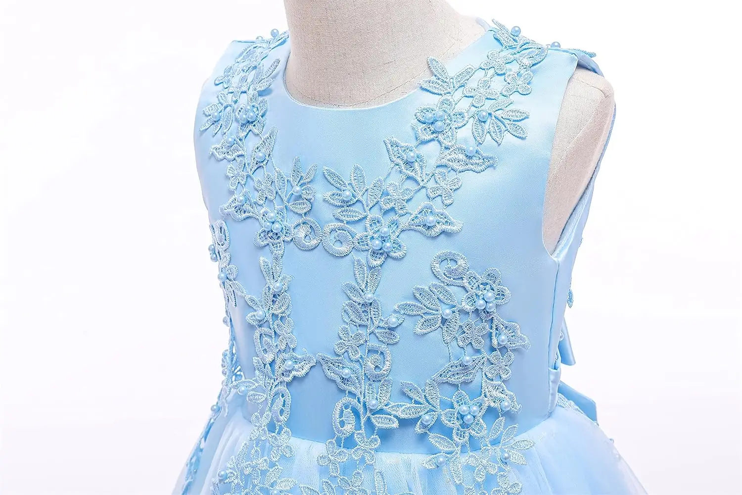 ชุดเดรสลูกไม้สำหรับเด็กหญิงตัวเล็ก/ตัวใหญ่ ชุดเพื่อนเจ้าสาว ชุดราตรีงานแต่งงาน ชุดเจ้าหญิงสำหรับเด็กเล็ก ชุดราตรีงานประกวด ชุดราตรีออกงาน