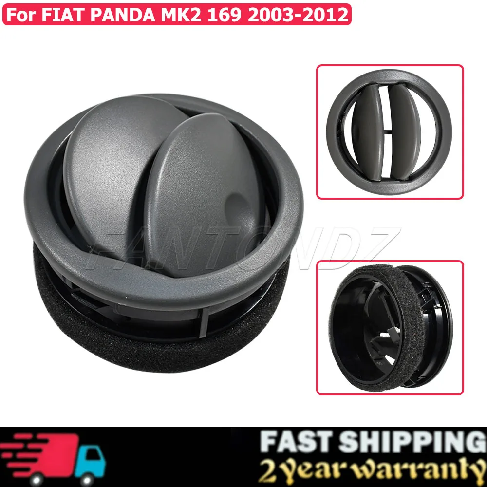 

Рассеиватель нагревательной решетки, насадка для вентиляционного отверстия приборной панели для Fiat Panda MK2 169 2003-2012, вентиляционная решетка передней решетки 735442827 735362554