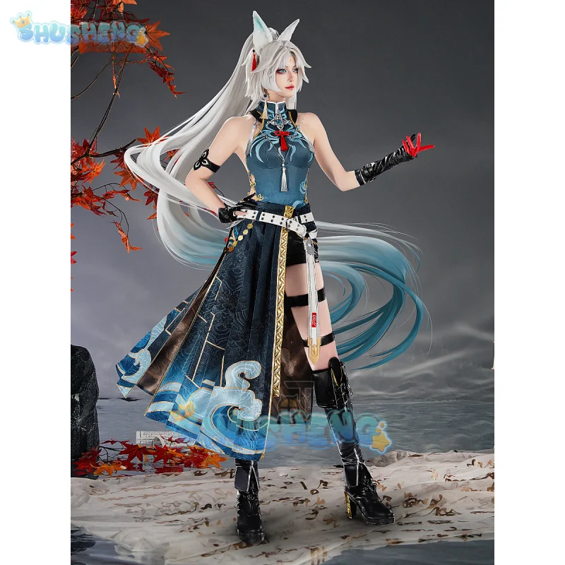 Shusheng Honkai: Star Rail Feixiao 여성 코스프레 코스튬 코스프레, 애니메이션 파티 유니폼, 할로윈 역할 놀이 의류