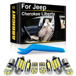 Car LED Interior Light Canbus For Jeep Cherokee XJ ZJ KL Liberty KJ 1996 2002 2007 2011 2012 2014 2020 Accessories Indoor Lamp