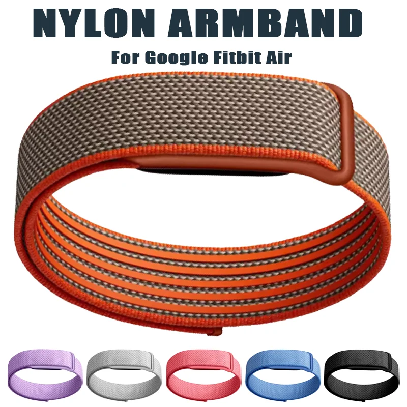 

Woven Nylon Bicep Arm Band Replacement Strap For Google Fitbit Air Sport Fitness Tracker Adjustable Armband Accessories