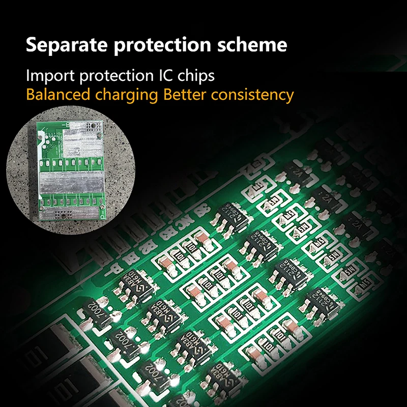 

1 шт. проводка 12V3 серии 4 железо-фосфатный автомобильный пусковой источник питания радиатор плата защиты литиевой батареи