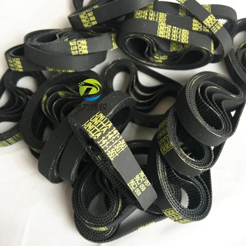 POWGE Neoprene GT 1.5GT Timing Belt Lp=124.5 129 135 141 160 174 189 249 252 324 360 384 744 762 SMT JUKI pick and place machine
