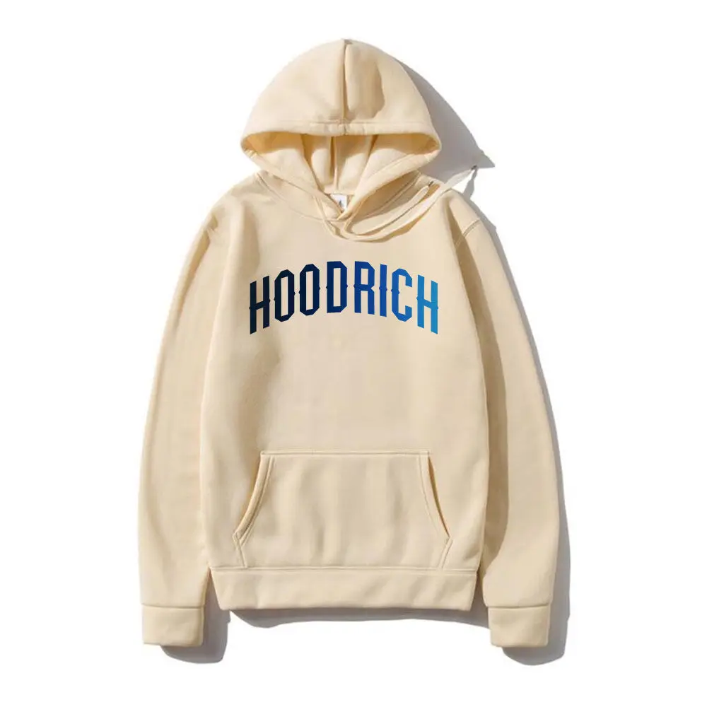 New American Style Hoodie Fashion Brand HOODRICH Printed Unisex Plush and Thick Casual Sports Hoodie Fashion Hip Hop Streetwear