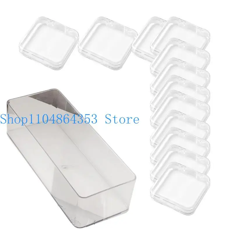 

652F Dustproof Bracelet Storage Box Large Capacity Container Clear Display Holder Box