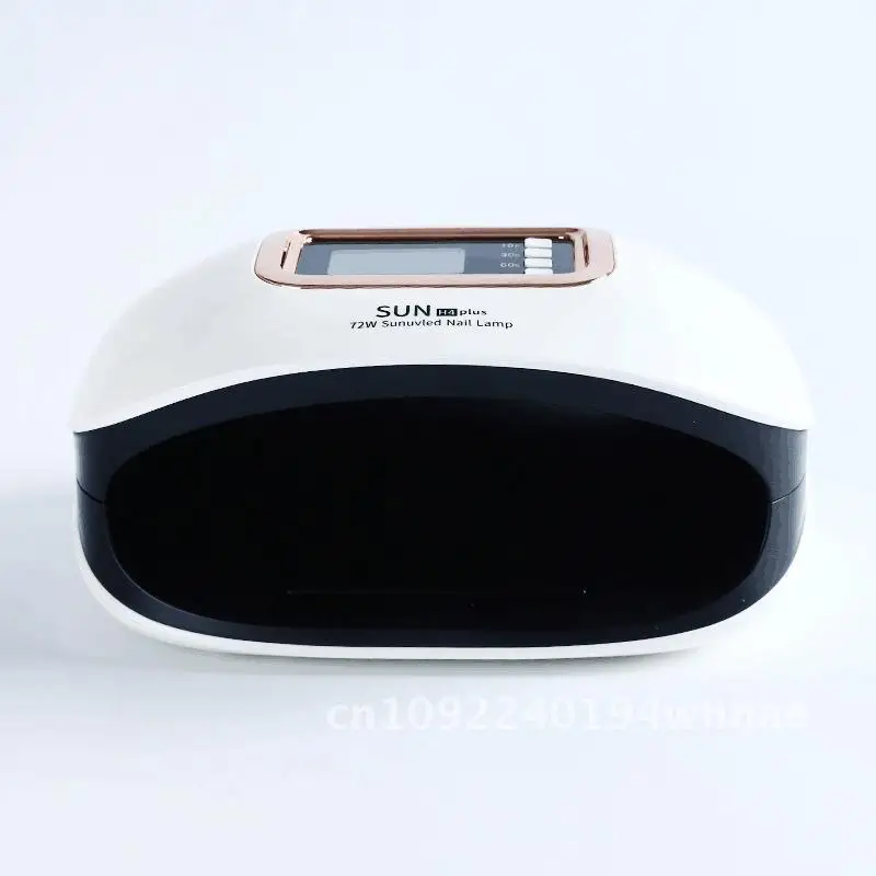 H4plus 72W High Power Nail Light Therapie Lamp Wit Inductie Sneldrogend UV Lamp voor Nagellak Droger En lijm Bakken