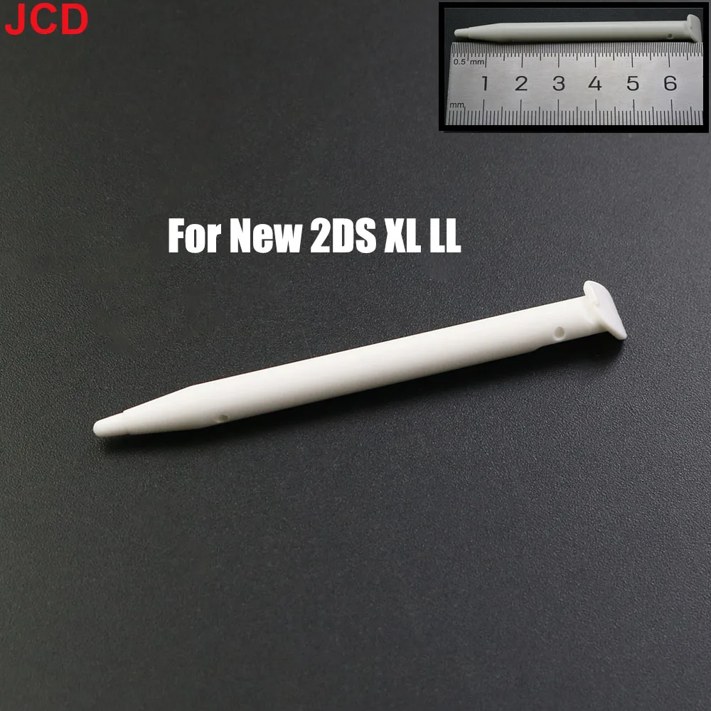 1pcs White Metal Telescopic Stylus Plastic Stylus Touch Screen Pen For 2DS 3DS New 2DS LL XL New 3DS XL For NDSL NDSi NDS  Wiiu