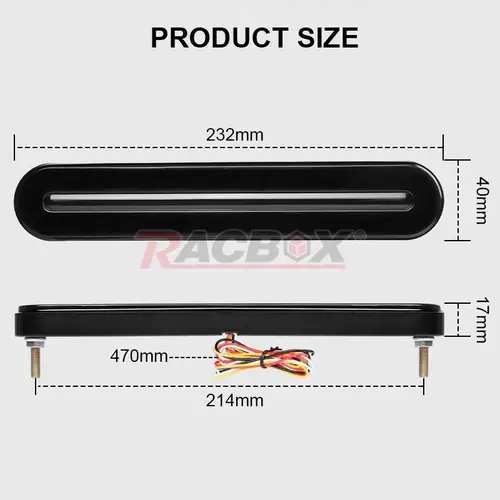 Imagen 2 del producto Luz trasera LED 3 en 1 para motocicleta, luces traseras, lámpara de señal de giro y parada de freno, 12V 24V para Yamaha Kawasaki Cafe Racer Bobber Chopper