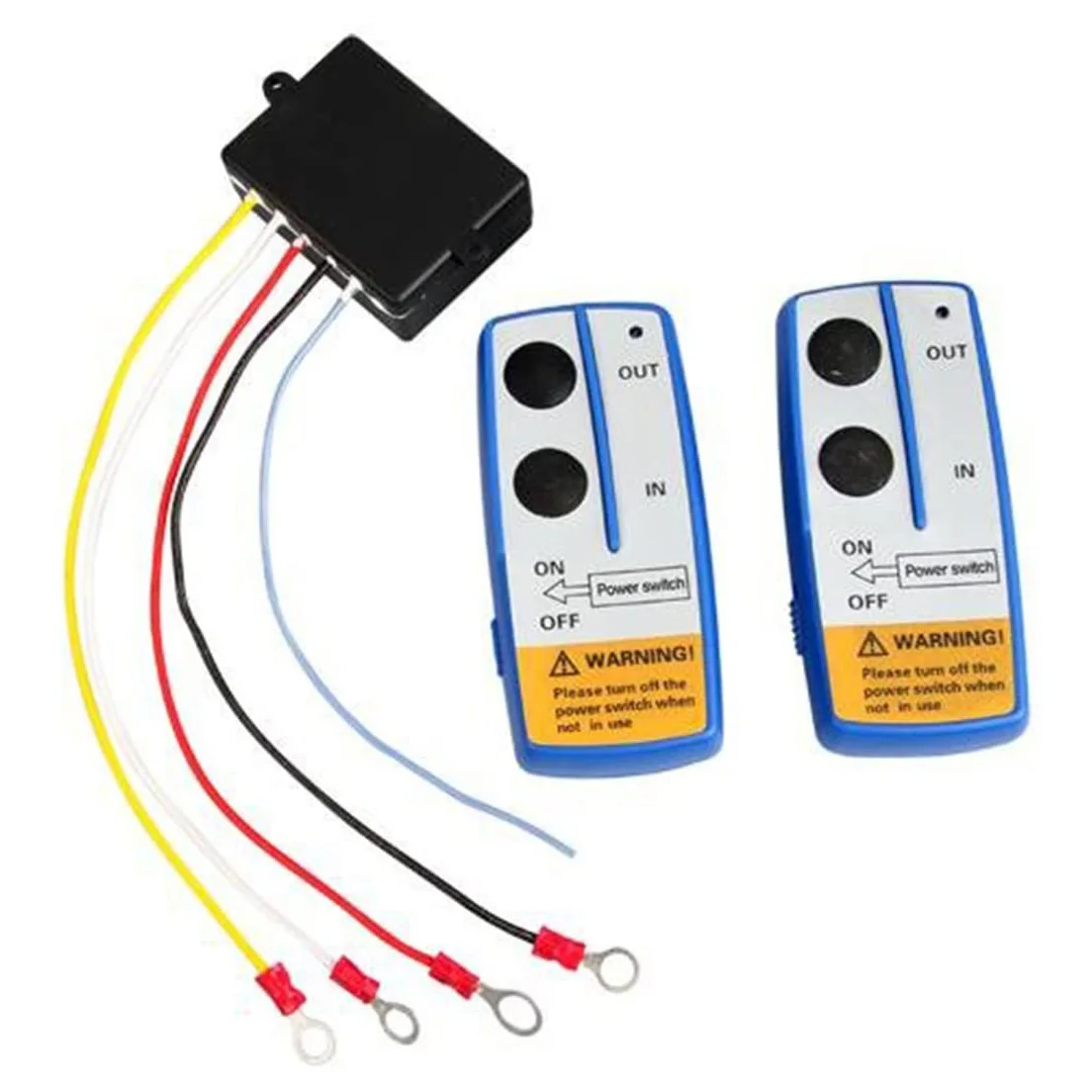 Cabrestante inalámbrico con Control remoto, interruptor de elevación de puerta, bomba hidráulica, cama de descarga, camión de remolque de recuperación de 12V