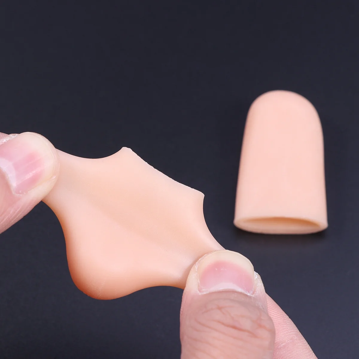 4pcs Gel Toe Caps Silica Gel Protective Sleeves For Hammer Toe Blister Corn Pain Relief Foot Care Tool Suitable Shoes Sleeping