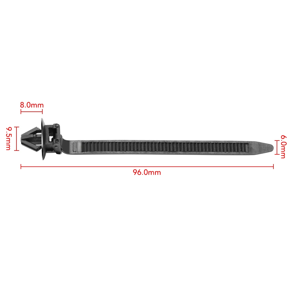 10PCS Car Cable Fastening Ties Auto Fasteners for Honda crv civic 2017 city accord 7 jazz fit hr-v