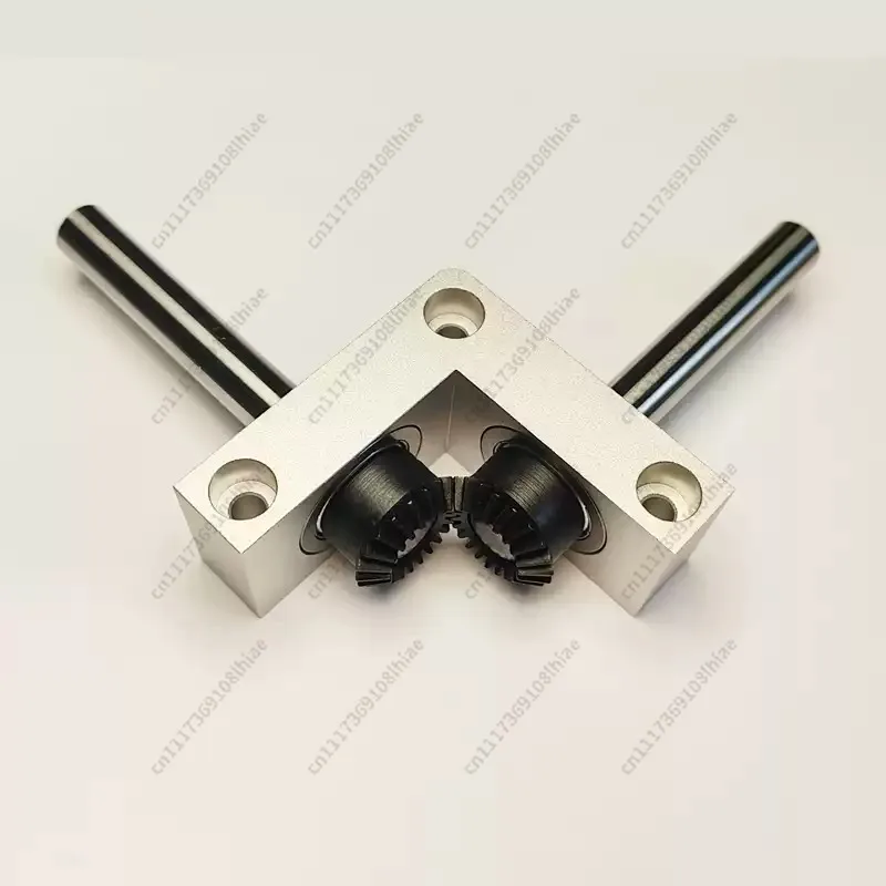 1:1 Ratio 90 Degree Right Angle Bevel Gearbox 8/10mm Output Shaft Mini RC Model Transmission Steering Gear Box