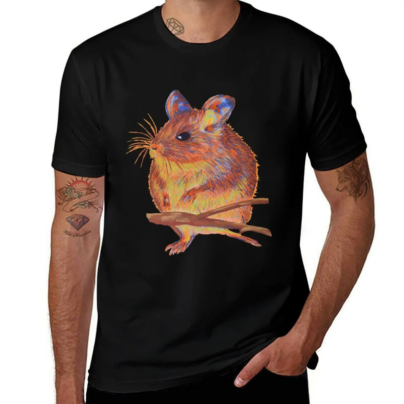 Greater stick-nest rat T-Shirt Work Duty Casual T-Shirt