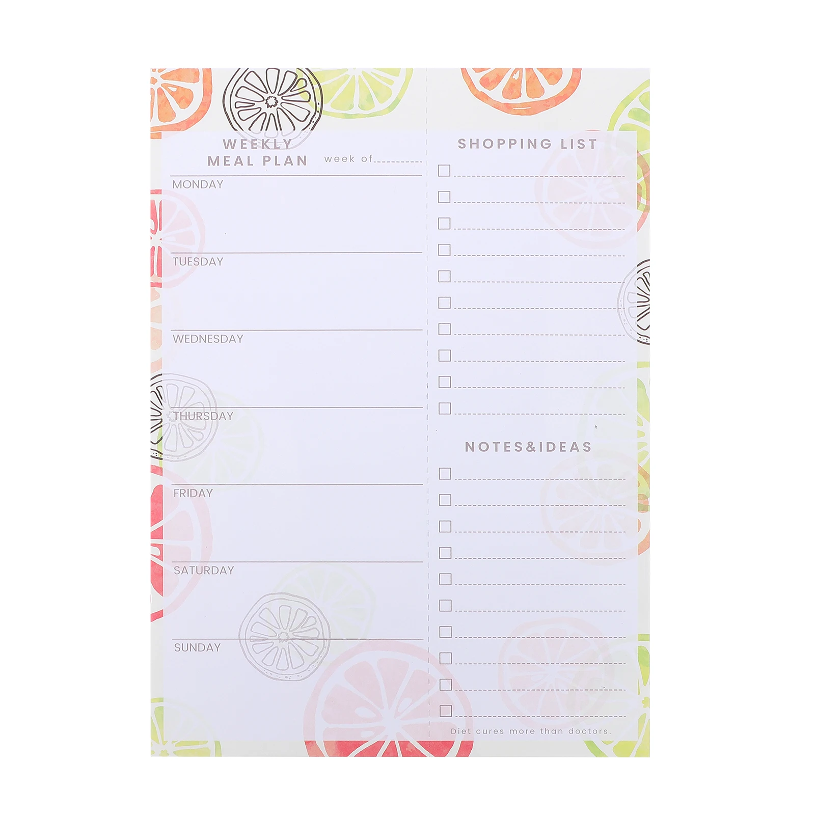 Magnetic Notepad Schedule Shopping List Fridge Note Magnet Thick Notebook Premium Quality Safe Daily Use Gift