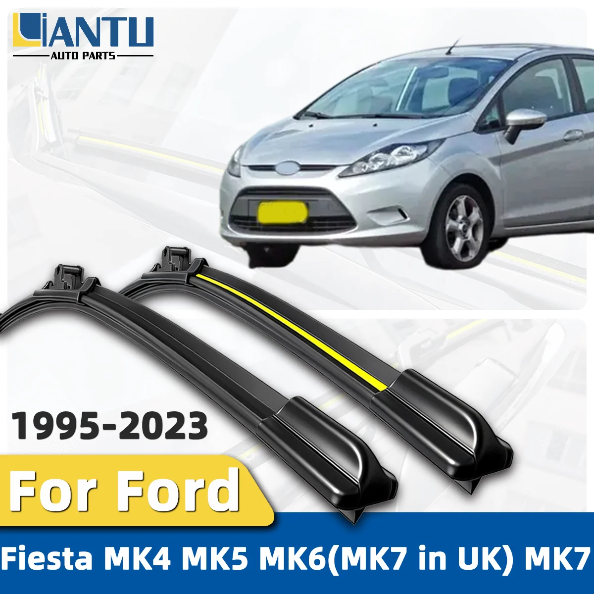 

2pcs Car Windshield Wiper For Ford Fiesta MK4 MK5 MK6 MK7 in UK MK7 1995-2023 Front Wipers Blade Premium Accessories
