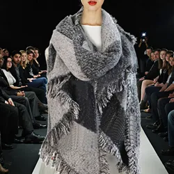 Unisex Long Jersey Knit Scarf Ultra Soft Warm Winter Accessories for Outdoor Trip Dating Shopping