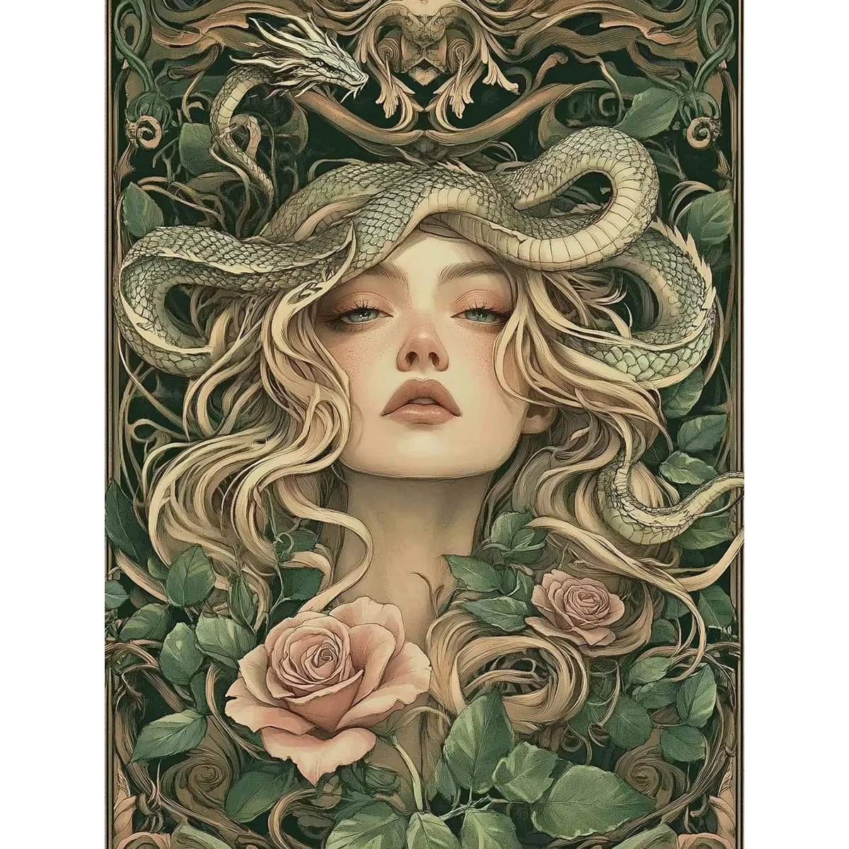 quebra-cabeca-de-retrato-de-mulher-e-cobra-500-1000-1200-2000-pecas-jogos-de-atividade-familiar-para-sala-de-jogos-quarto-presentes-e-decoracao-de-casa