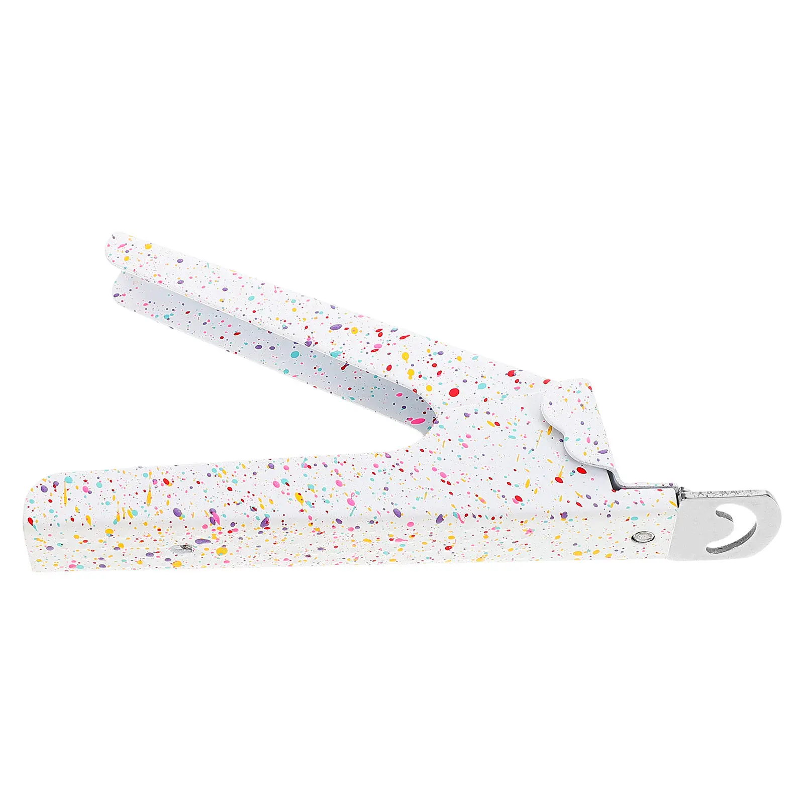 

Stainless Steel Nail Clippers Ergonomic U-Shaped Design Precision Nail Trimmer for French Manicure on-The-Go Portable Salon Home