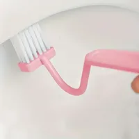 1/2/3PCS Curved Toilet Brush Long Handle Toilet Cleaning Brushes Household Deep Cleaning Tools Bathroom Accessories