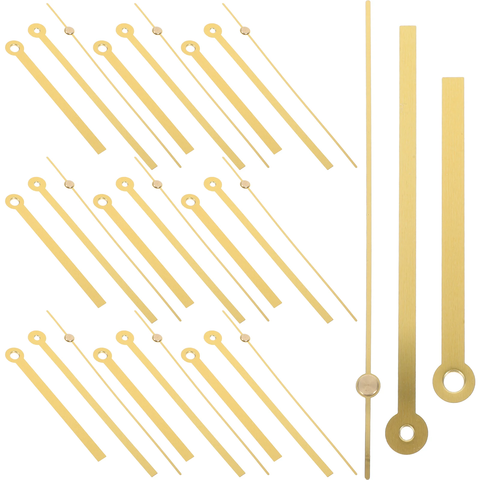 

10 Sets Clock Hand Replacement Hands Kit Only Component Parts Aluminum for Making Clocks Repair