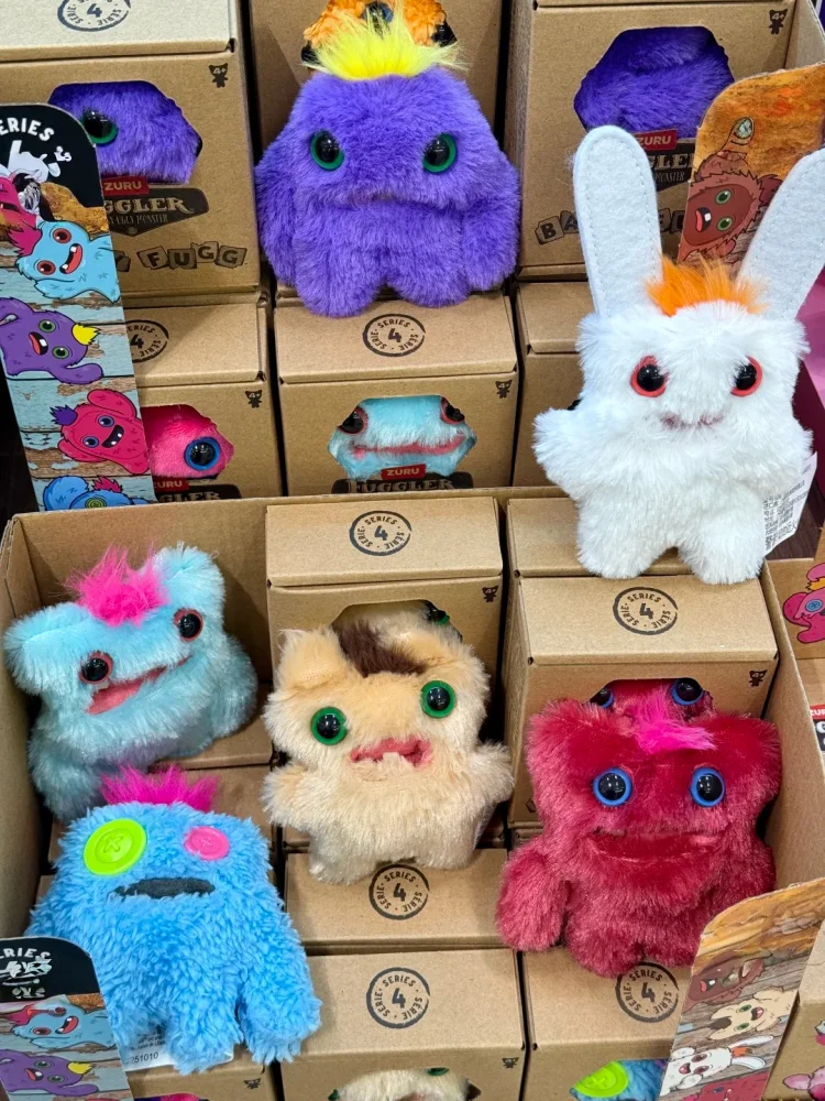 

Genuine Fuggler Baby Fugg Series Mini Funny Ugly Monster Plushie Soft Stuffed Doll Amusement Park Theme Desktop Decoration Gifts