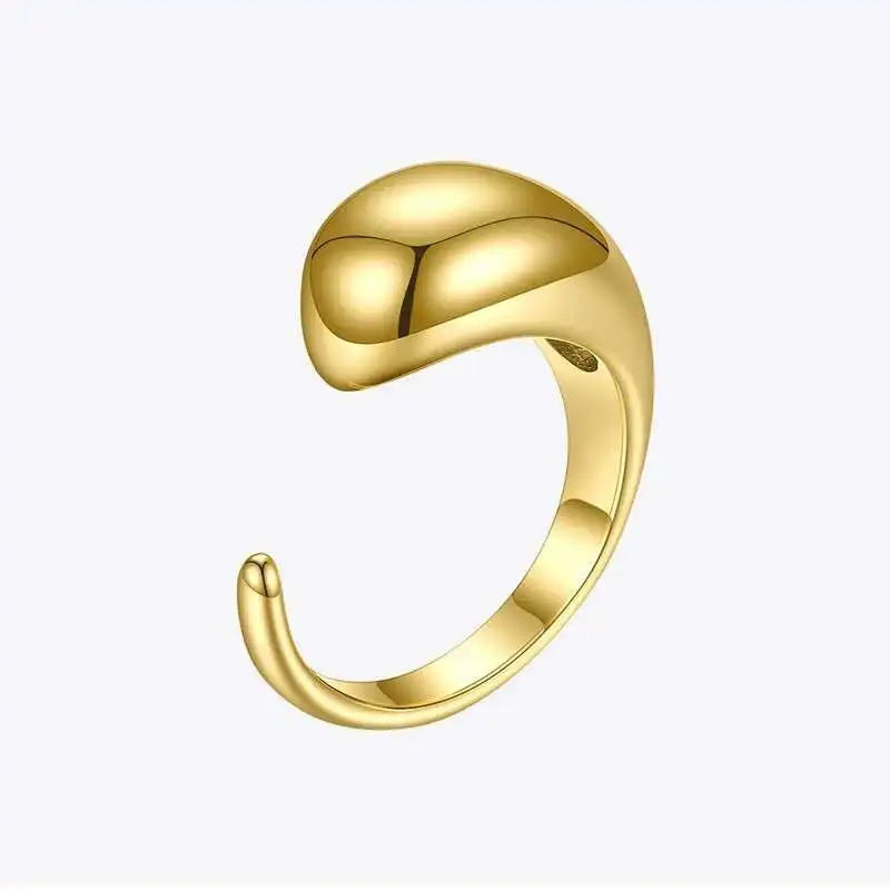 

ENFASHION Cute Dolphin Ring Stainless Steel Gold Color Knuckle Open Rings For Women Fashion Jewelry Party 2020 Anillos R204046