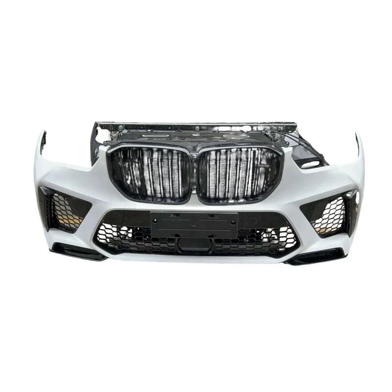 High Quality Chrome Front Rear Bumper Exhaust Cut-Outs Clips Easy Installation For BMW F95 X5M Auto Bodykit Upgrade Replacement