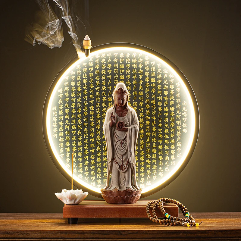 Nanhai , Buddhist Figurine For Home Use, Ceramic Putuo Mountain Guanyin Bodhisattva Statue, Standing God