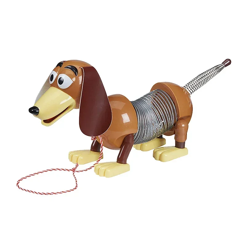 Disney Pixar Toy Story 4 Talking Stretch Slinky Dog Action Figures Toys Animal Anime Speak English Toy Children birthday Gifts