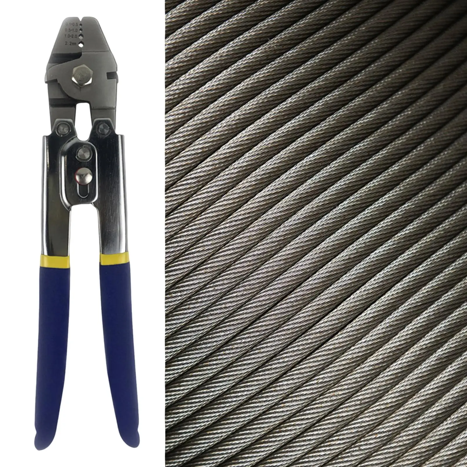 

Wire ing Tool Kit, Hand Tool Multifunction Labor Saving Comfort Grip Cable Cutter Plier Strong Tool,