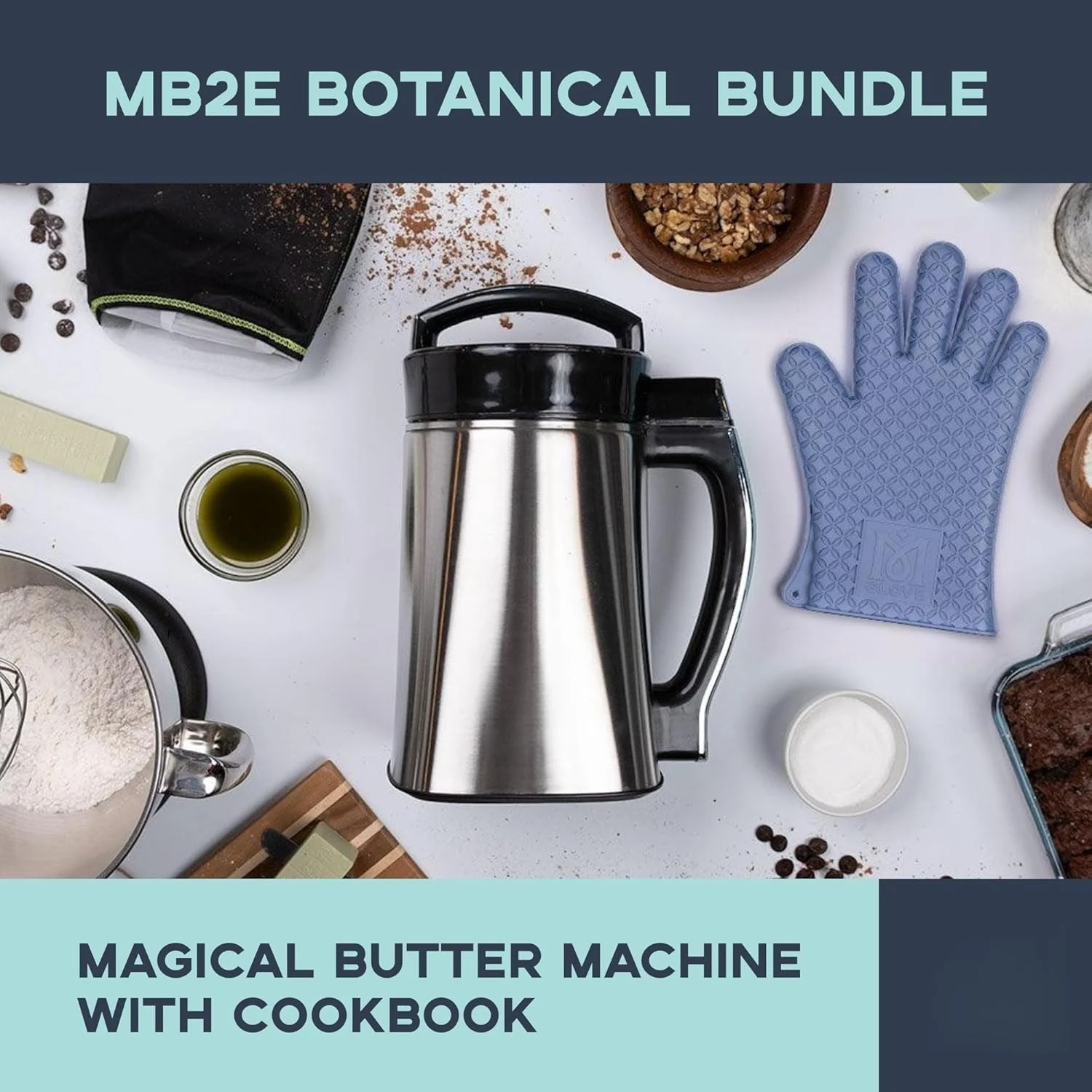 

MB2E Machine – Easy Automated Infuser for Oils, Butters, Tinctures & More – Hands-Free Kitchen Botanical Extractor·Free Shipping