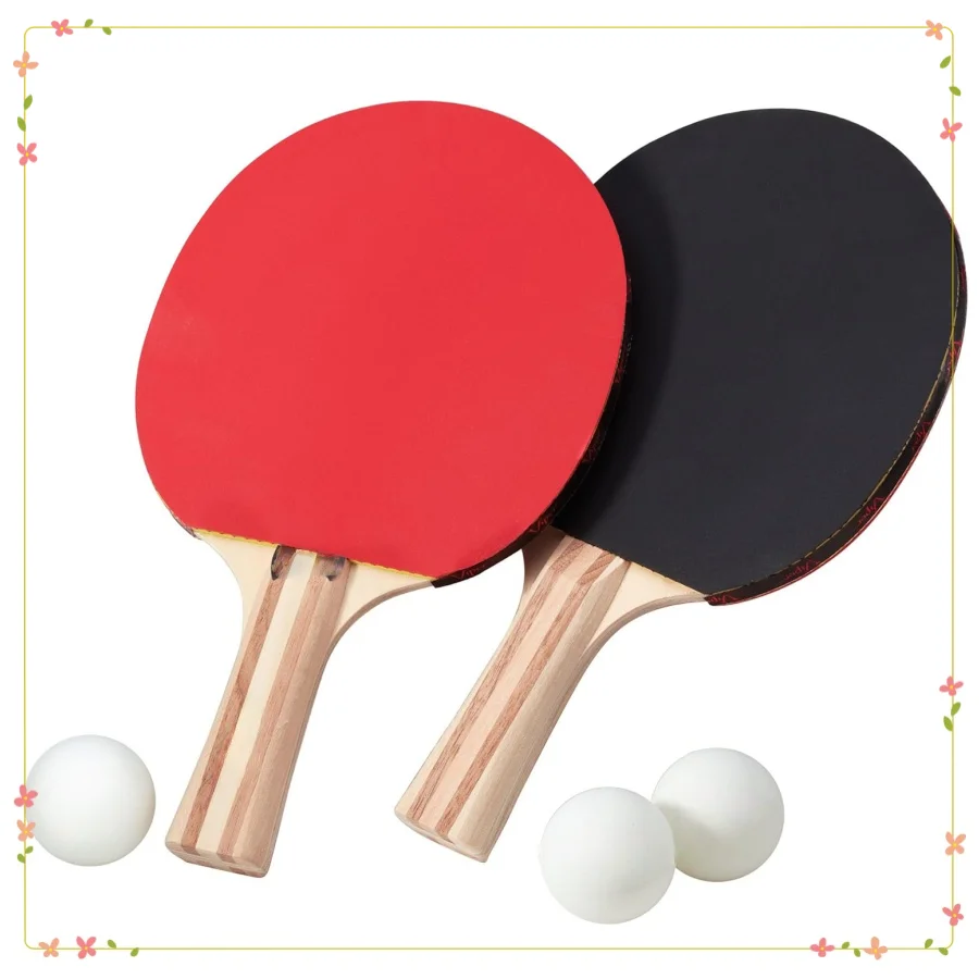 卓球セット（ラケットとボール付き） - 屋内外で遊べる