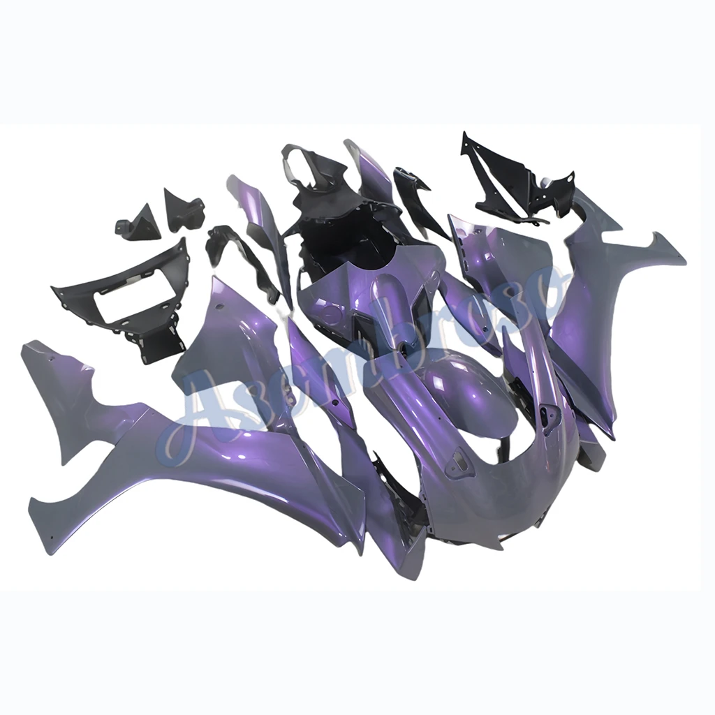 2020-2024 YZF-R1 Motorcycle ABS Fairings For Yamaha 2021 2022 2023 2025 YZFR1 Dazz Pearl Chameleon Gray Purple Panels
