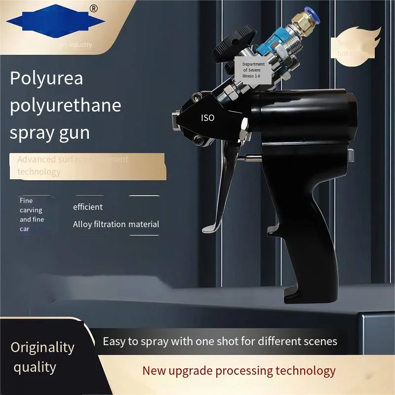 

Polyurea Polyurethane Spray Gun Dual Component Cold Storage Waterproof P2 Foam Machine High-Pressure Machine Spray Tool 265