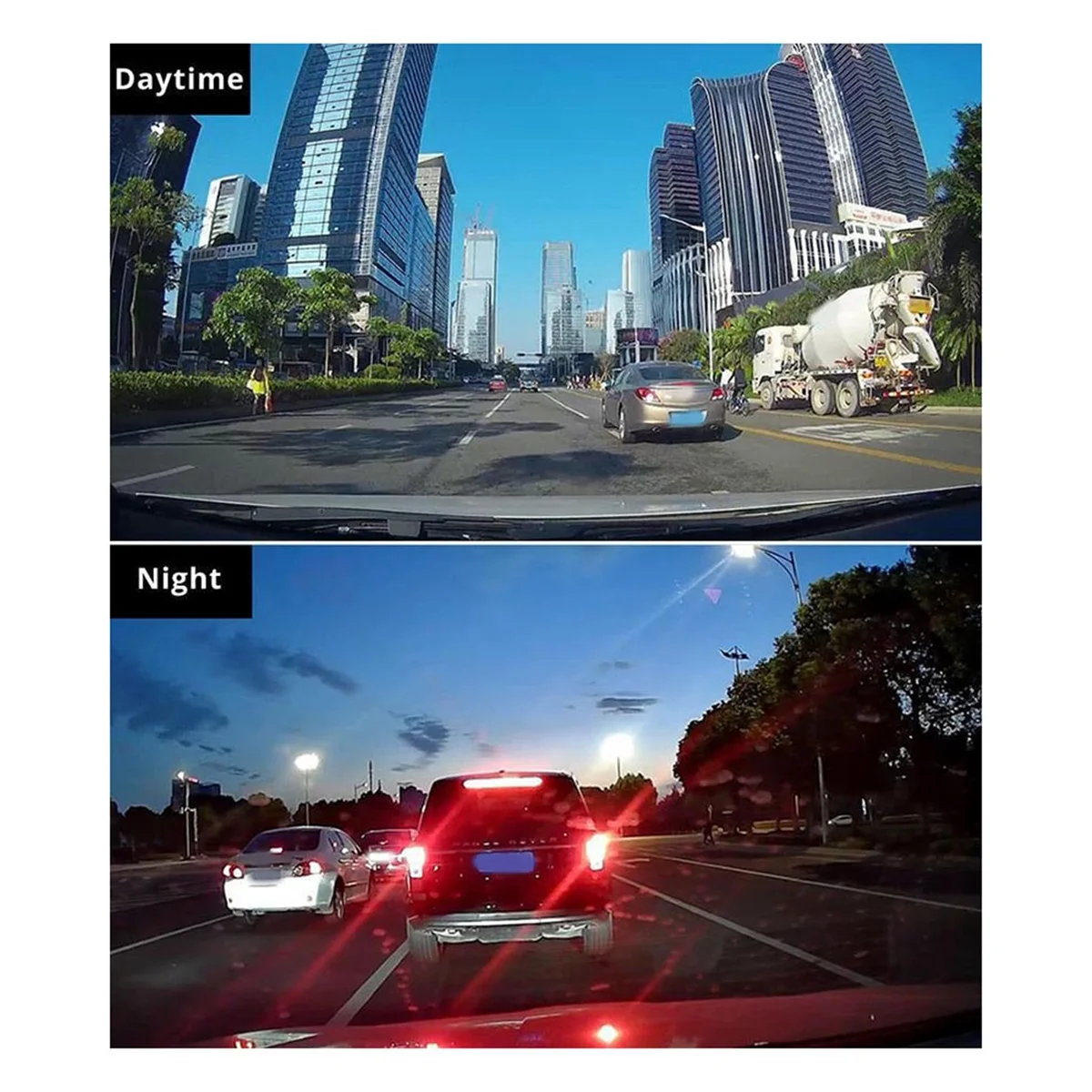 

3 Camera Lens Car DVR HD 1080P Dash Camera IR Night Vision 3-Channel Dash Cam Video Driving Recorder 24H Parking Monitor