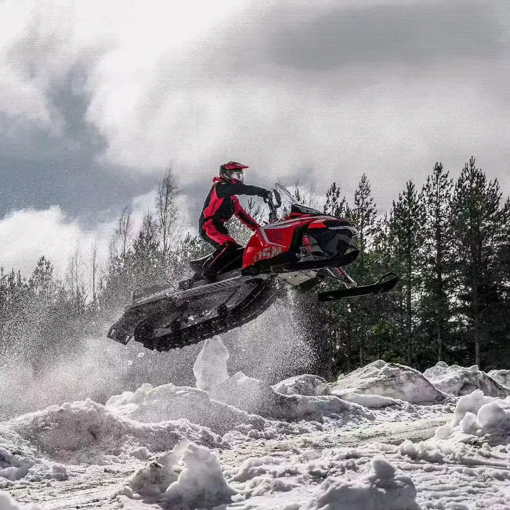 Motos de nieve para adultos de turismo de dos cilindros de 1000CC, vehículo todoterreno Atv de gran desplazamiento para motos de nieve y trineo
