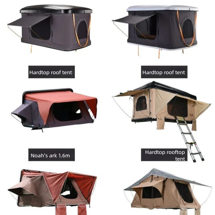 

ABS Оксфордская палатка на крыше, опрокидывающаяся на внедорожник, монтируемая в автомобиле, с твердым корпусом, трехслойная, для 2 человек, четырехсезонная, полностью автоматическая, быстро открывающаяся, складная