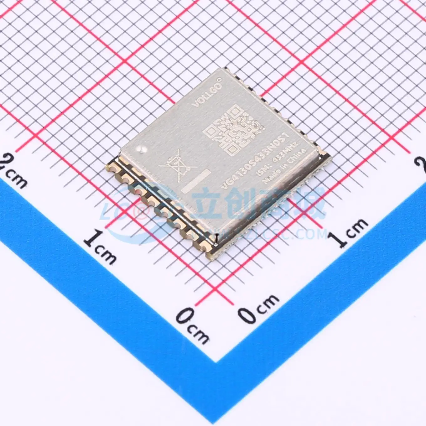 3pcs VG4130S433N0S1 SMD 13.5x12mm transceiver 433MHz 20dBm RF Wireless Communication Module for Smart Home System