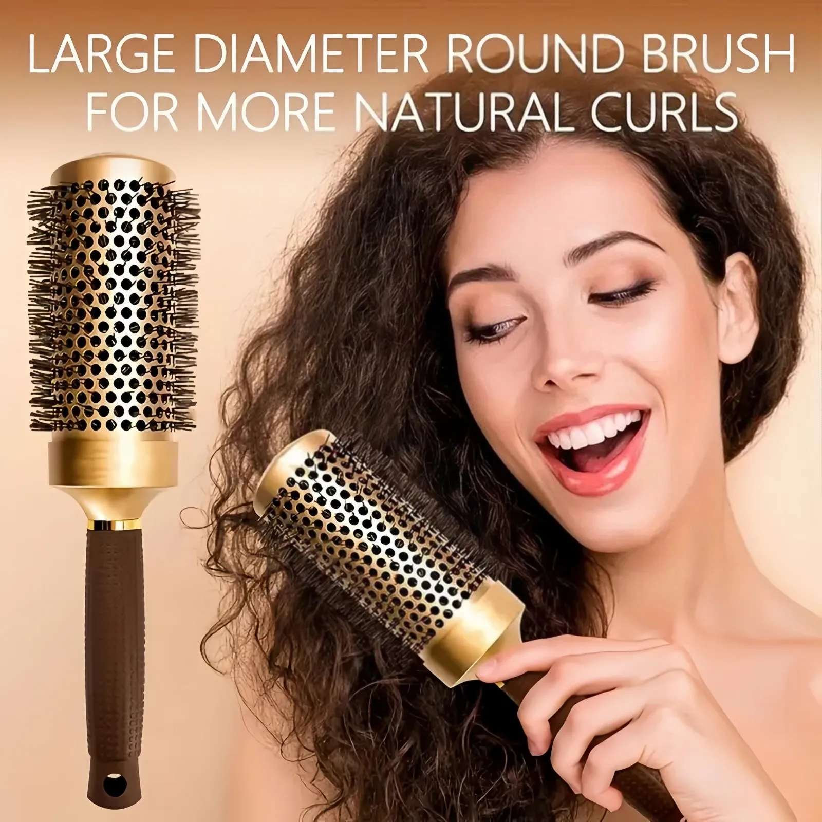 3/5pcs Professional Hair Styling Brush Set Ceramic Round Paddle Cushion Brushes for Blow Drying  Ideal for All Hair