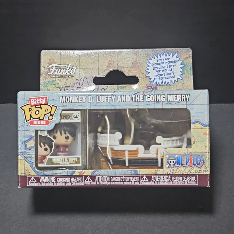 Funko Pop! Original Figura Coleccionable de Vinilo de One Piece, Luffy con Going Merry, Decoración de Escritorio, Regalo Perfecto para Fans