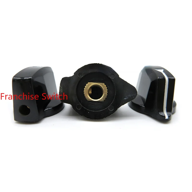 

10PCS Bakelite Knob 32x19mm Suitable For Potentiometer Encoder Band Switch Half Shaft Spline Inner Hole Diameter 6MM