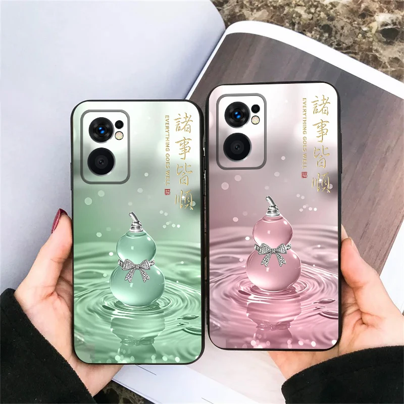 Cabaça rosa gradiente para oneplus 8 9 11 12 13 10 pro 9r 8t 12r ace 5 2v nord ce 2 4 lite n20 se 30 n200 tpu capa de telefone macio
