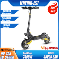 IENYRID ES1 E-Skateboard 2400W Dual Motor 48V 20.8AH Waterproof Design E-Scooter 10inch Tire Automatic Cruise Control E-Scooter
