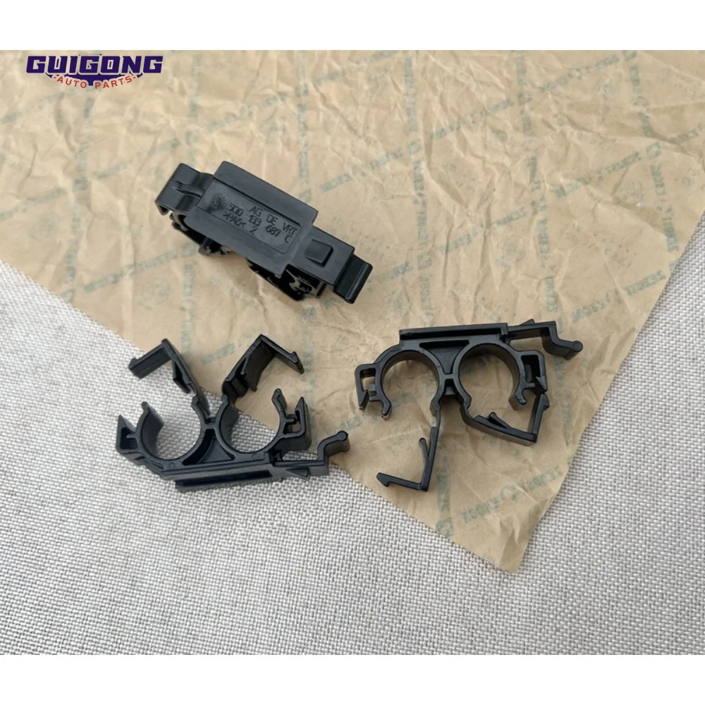 GUIGONG Fuel Line Clip for VW Golf 7 Jetta Lamando Lavida EA211 Engine 5Q0 133 687 C Fuel Pipe Bracket Plastic Clamp