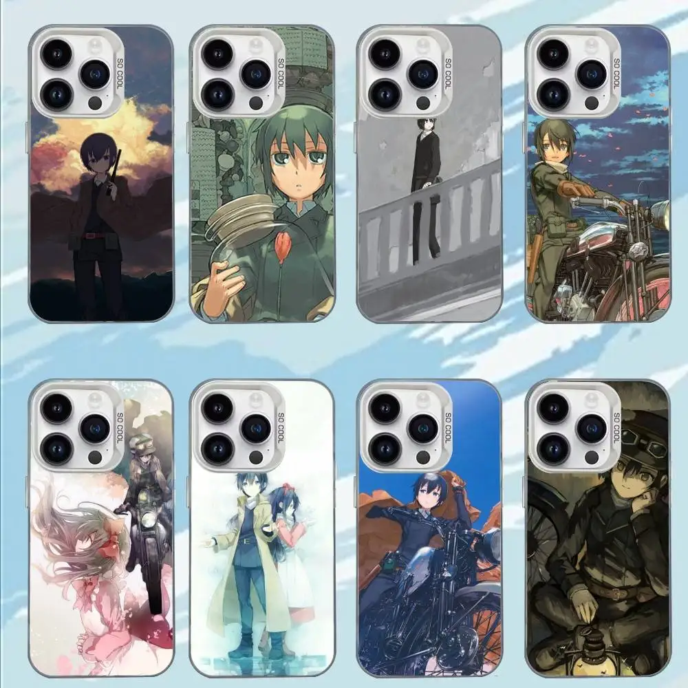 

Anime T-The Beautiful World Phone Case For iPhone 17,16,15,14,13,12,11,Mini,Pro,E,MAX White Matte Shockproof Cover