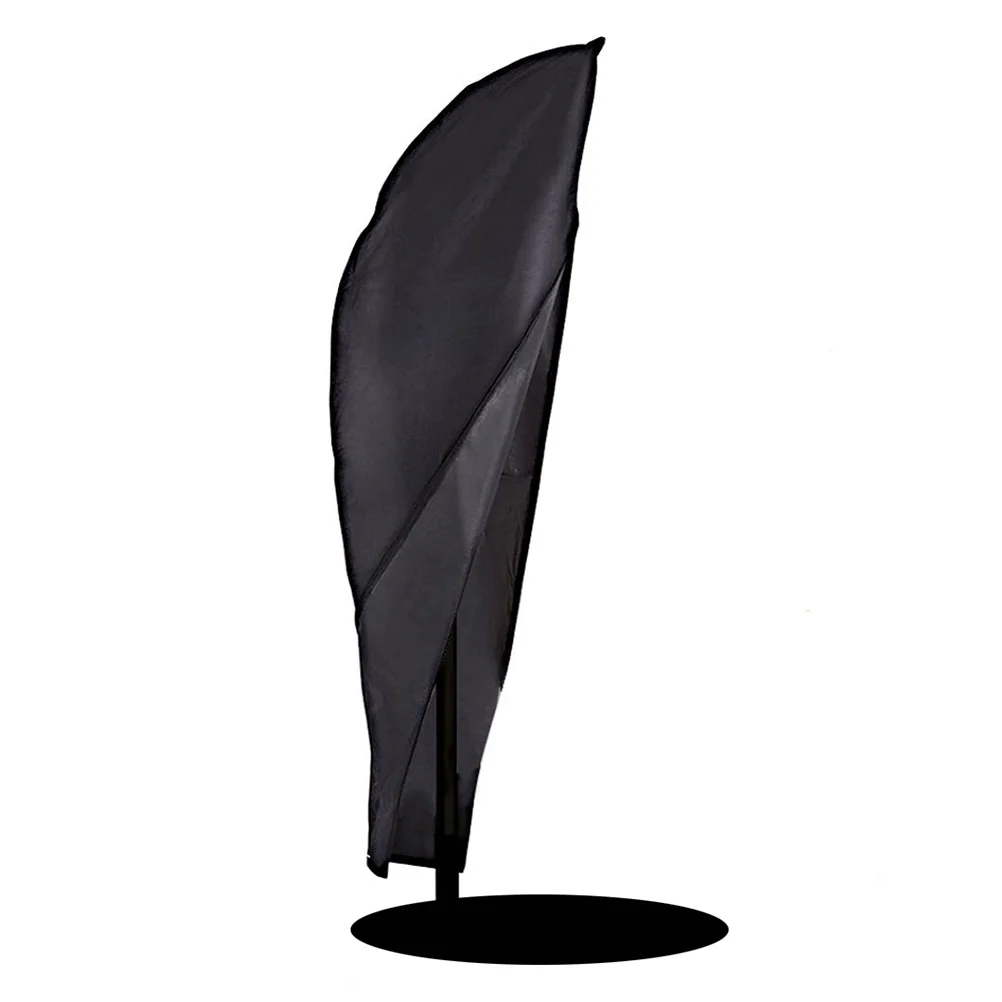 

Banana Cantilever Cover Waterproof Market Parasol Covers Drawstring Umbrellas Black