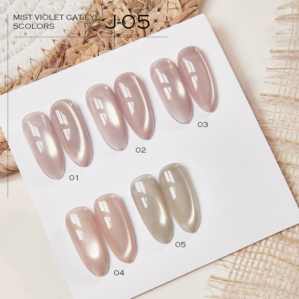Vendeeni 5 Farben Kristall-Katzenaugen-Gel-Nagellack-Set, semi-permanenter, funkelnder, magnetischer UV-LED-Soak-Off-Gel-Lack mit Display – Detail 19